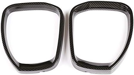 LLKUANG ABS Carbon Fiber For LR Range Rover Sport 2014-2019 Rearview Mirror Frame Trim