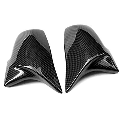 for BMW 3 Series F30 F34 1 Series F20 2 Series F22 4 Series F32 F33 F36 F87(M2) X1 Sereis E84 2013-2015 Replacement Rearview Mirror Cover Cap (Carbon Fiber)