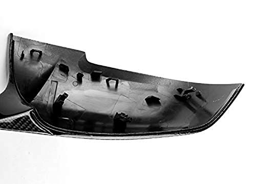 for BMW 3 Series F30 F34 1 Series F20 2 Series F22 4 Series F32 F33 F36 F87(M2) X1 Sereis E84 2013-2015 Replacement Rearview Mirror Cover Cap (Carbon Fiber)