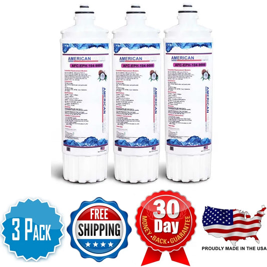 AFC Brand , Water Filters , Model # AFC-EPH-104-9000 , Compatible with EverPure SPA 400 - 3 Filters - Made in U.S.A.