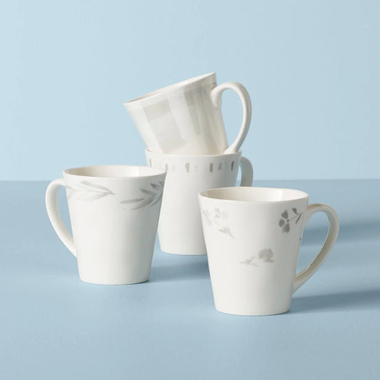 Lenox Oyster Bay Mugs Assorted, Set Of 4