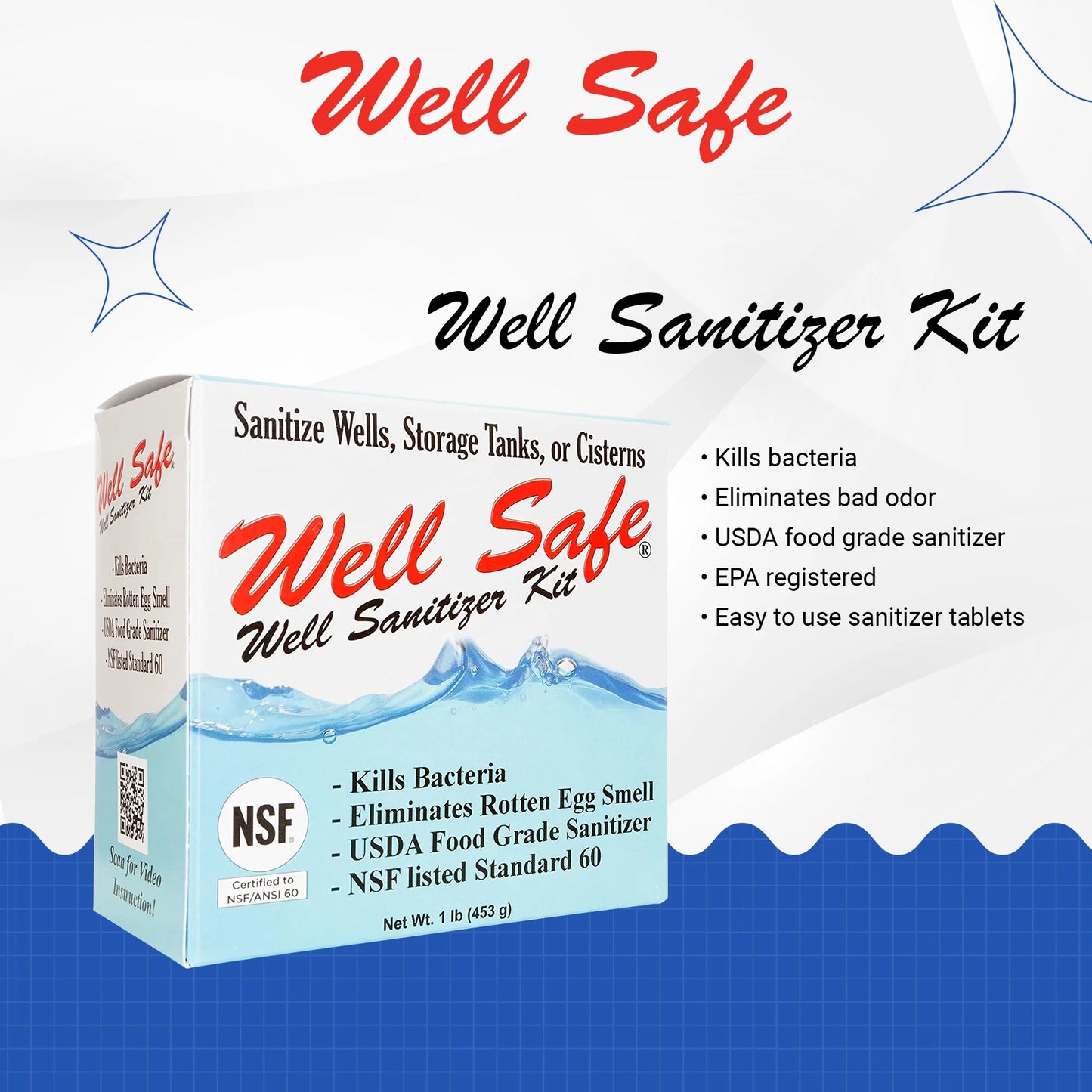 Well-Safe C21000 Well Sanitizer Pack