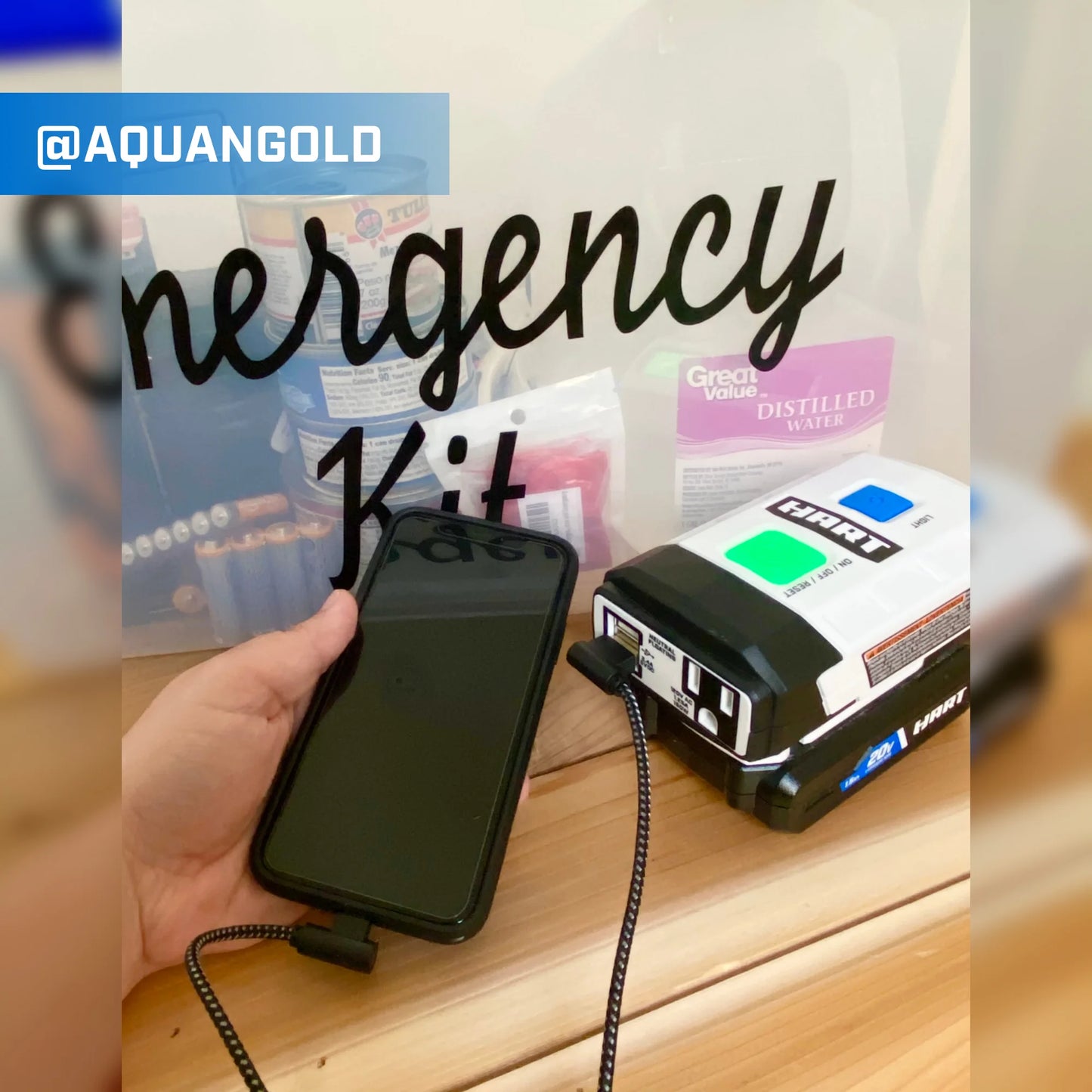 HART 20-Volt Power Source/Inverter (Battery Not Included)