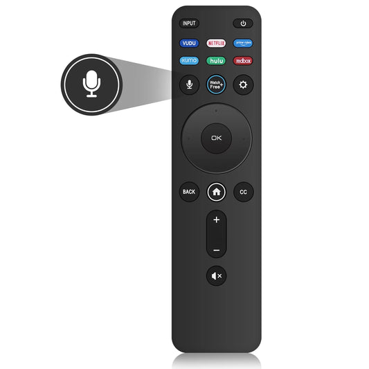Universal Voice Remote XRT260 for All VIZIO Smart TV Smartcast 4K P-Series V-Series D-Series M-Series XRT136 XRT140 Remote Replacement, with Buttons for Netflix VUDU Prime Video Hulu