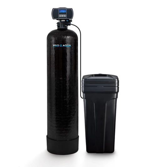 PRO+AQUA Whole House Water Softener High Demand Heavy Duty 80,000 Grain Capacity 1 Ports