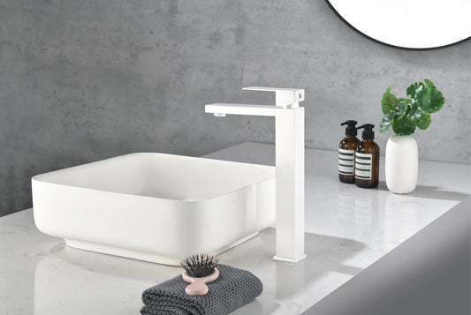 Stainless Steel Waterfall Bathroom Sink Faucet - 3.8 - Luxury Waterfall Flow