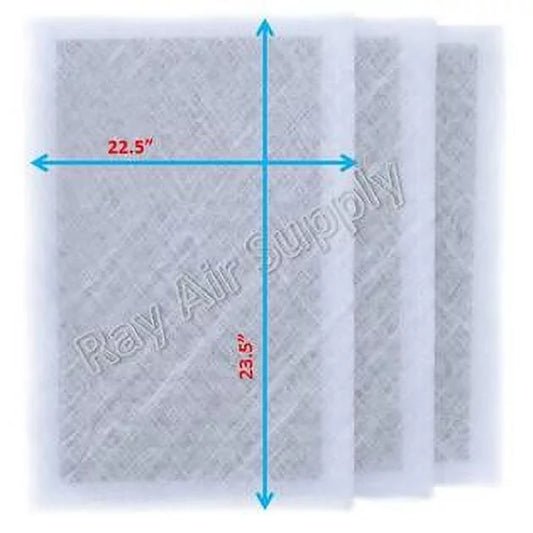 Air Ranger Air Cleaner Replacement Filter Pads 25x25 Refills (3 Pack)