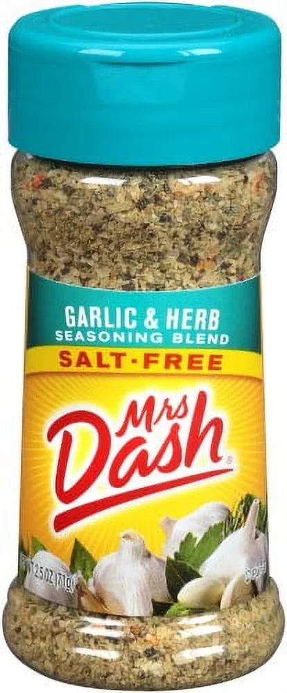 Dash Salt-Free Garlic & Herb Seasoning Blend 2.5 Oz. Shaker (Pack of 4)