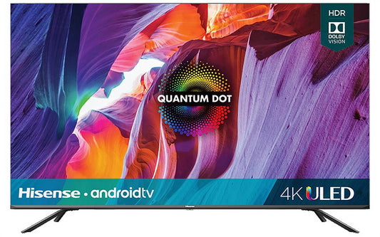 Restored Hisense 50 Class Quantum 4K ULED LED Android Smart TV HDR10 H8 Series 50H8G [Refurbished]