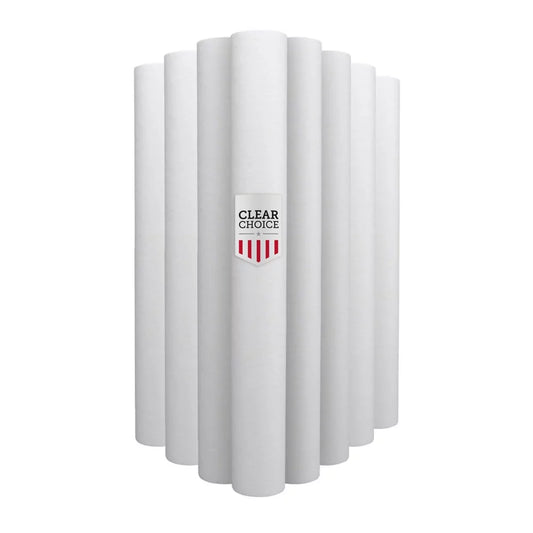 Clear Choice Sediment Water Filter 10 Micron 20 x 2.50 Water Filter Cartridge Replacement 20 inch RO System EC210 EV9534-26, PD-10-20, 8-Pk