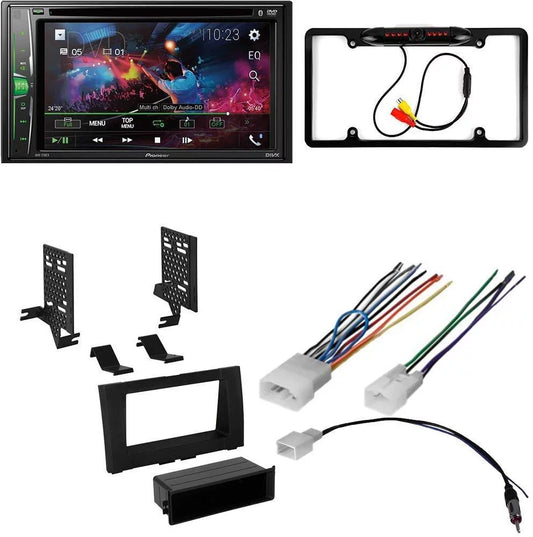 KIT4948 Bundle for 2014-2016 Toyota Tundra W/ Pioneer Double DIN Car Stereo with Bluetooth/Backup Camera/Installation Kit/in-Dash DVD/CD AM/FM 6.2 WVGA Touchscreen Digital Media Receiver