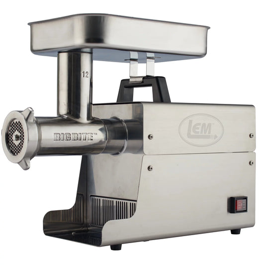 Big Bite #12 Electric SS .75Hp Grinder