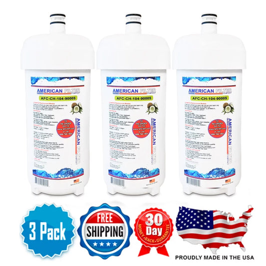 AFC Brand , Water Filters , Model # AFC-CH-104-9000S , Compatible with Cuno AP510 - 3 Filters - Made in U.S.A.