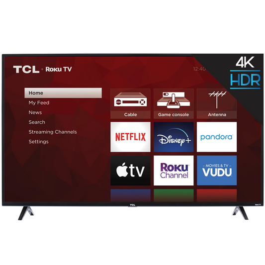 TCL 55 Class 4-Series 4K UHD HDR LED Roku Smart TV – 55S421