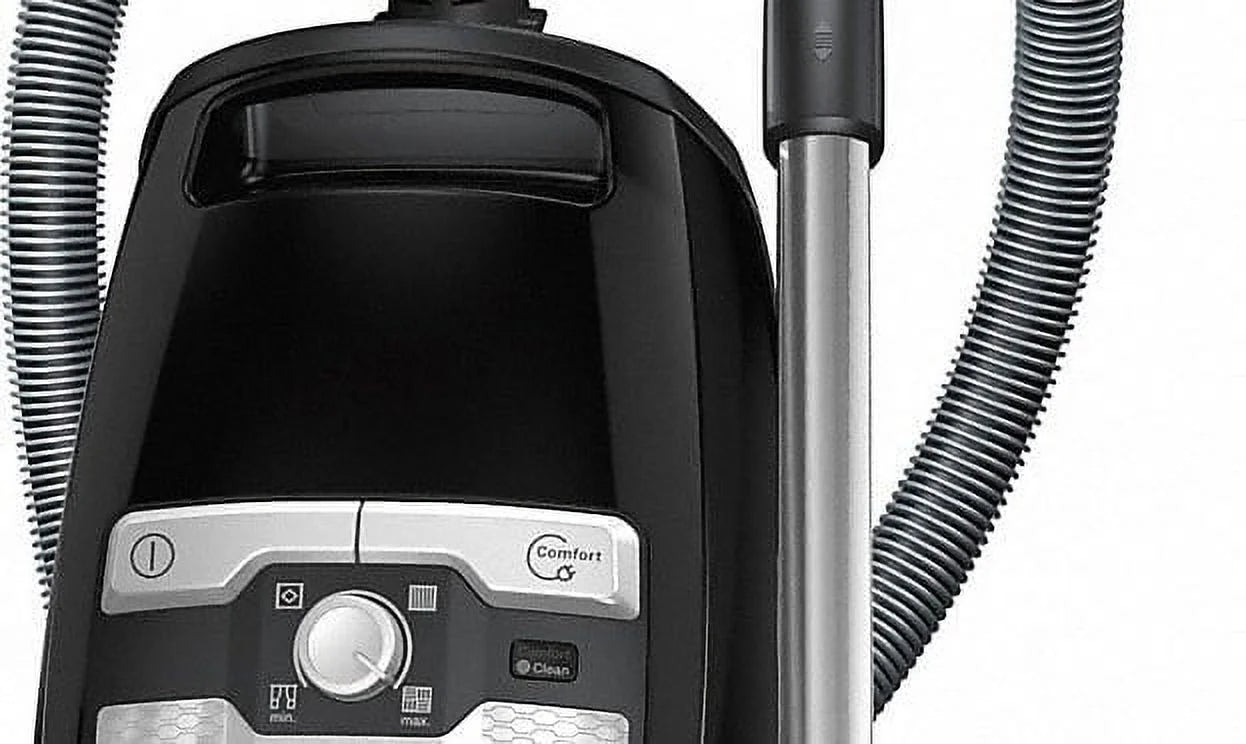 Miele Blizzard CX1 Electro+ Bagless Canister Vacuum (Obsidian Black)