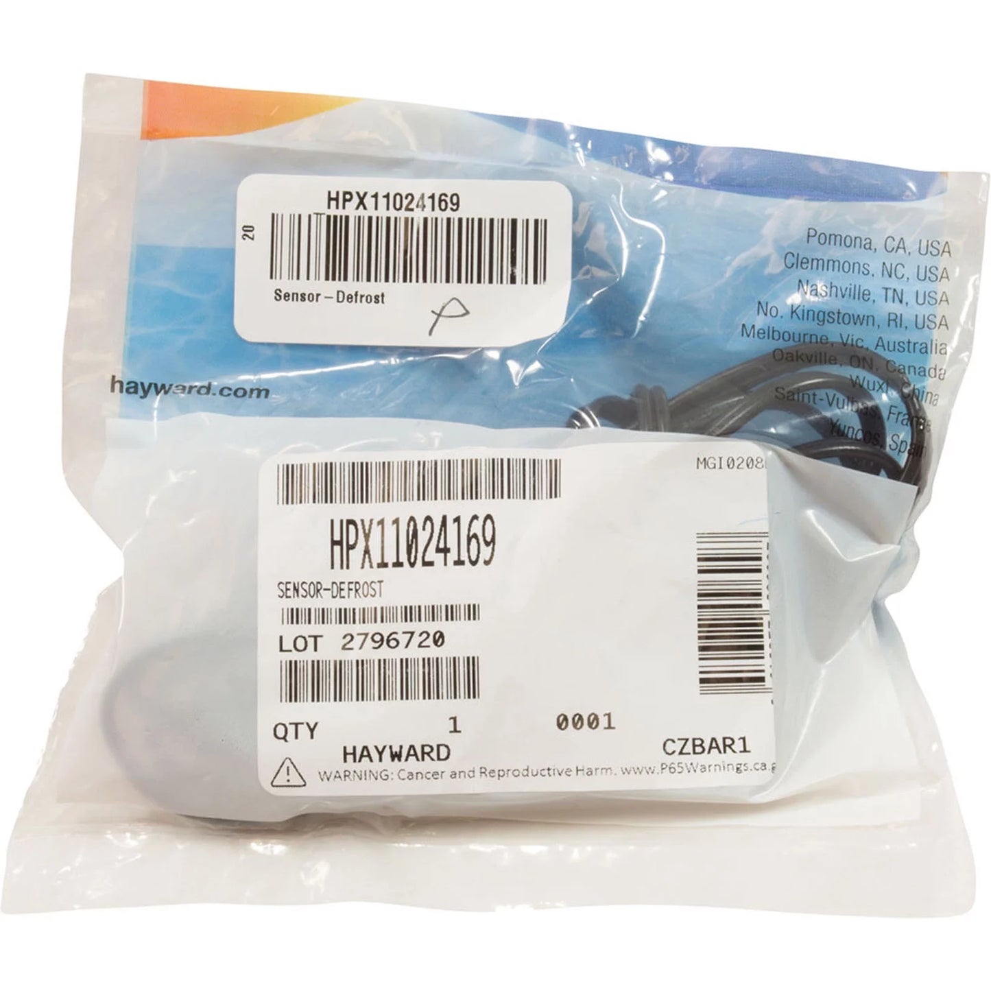 Hayward HPX11024169 Defrost Sensor for Heat Pump
