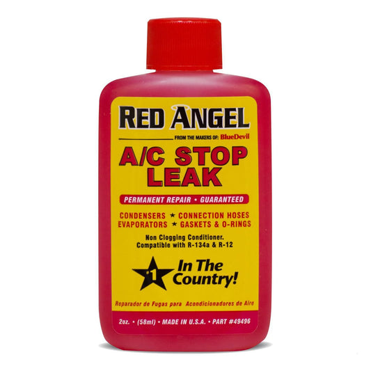 Blue Devil Head Gasket Repair 49496 Red Angel A/C Stop Leak   2 Oz.