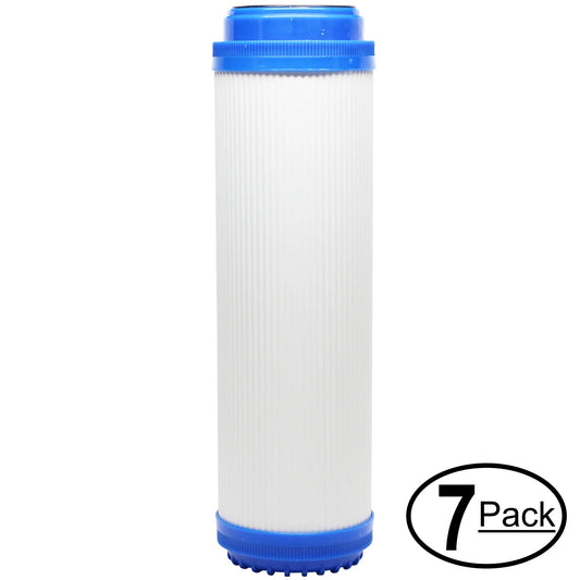 7-Pack Replacement for Expres Water ClearFilterHousing Granular Activated Carbon Filter - Universal 10-inch Cartridge for Express Water Clear 10 Filter Housing For RO System - Denali Pure Brand