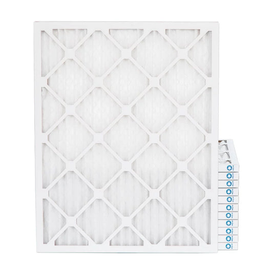 Pamlico Air 20x25x1 MERV 8 Pleated AC Furnace Air Filters. Case of 12. Actual Size: 19-1/2 x 24-1/2 x 3/4