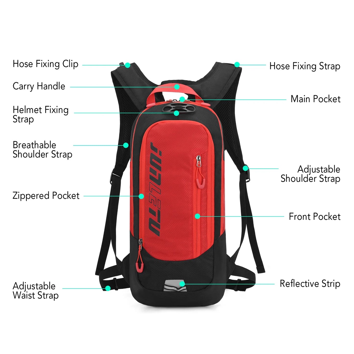 JUNLETU Cycling Pack,Breathable Bike Breathable Bike Outdoor
