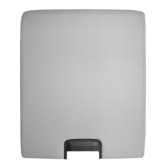Brock Replacement Front Center Console Gray Lid Repair Compatible with 2007-2013 Silverado Sierra Escalade Pickup Truck with Split Bench 20864154