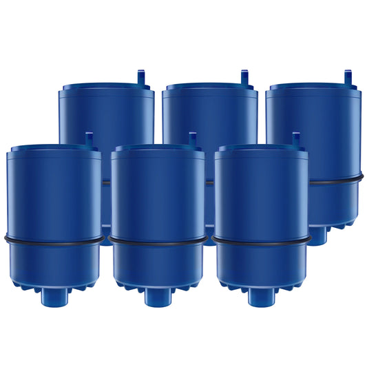 (6)AQUA CREST  Water Filter,Compatible with Pur Faucet Replacement Water Filter