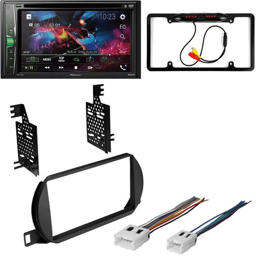 KIT4889 Bundle for 2002-2004 Nissan Altima W/ Pioneer Double DIN Car Stereo with Bluetooth/Backup Camera/Installation Kit/in-Dash DVD/CD AM/FM 6.2 WVGA Touchscreen Digital Media Receiver