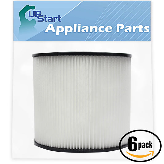 6-Pack Replacement Shop-Vac Quiet 586-75-00 Vacuum Cartridge Filter - Compatible Shop-Vac 90304 Cartridge Filter