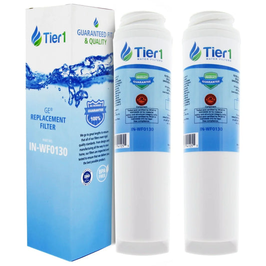Tier1 Replacement for GXRLQR Under Sink water filter for GE SmartWater Twist and Lock In-Line Water Filter 2 Pack