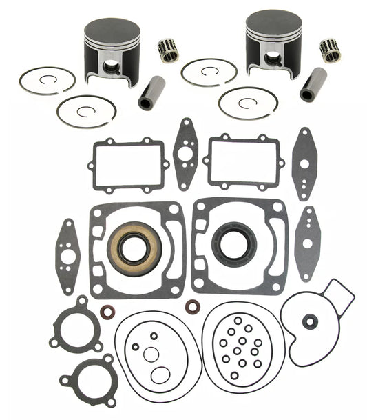 2 SPI Pistons Gasket Kit Bearings Arctic Cat 700 Sabercat F7 Firecat M7 EFI
