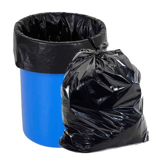 WVacFre 125Liter Tear Resistant Trash Bags,Heavy Duty,Tasteless 80x100CM Black Garbage Bags (30 Pieces)