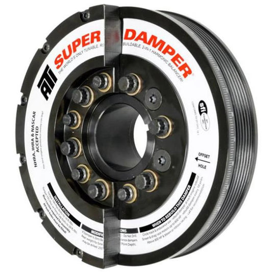 ATI Damper - 7.425in - Steel - 6 Grv - Duramax - 11+ - LML  LGH - Ext Bal - Diesel - 3 Ring