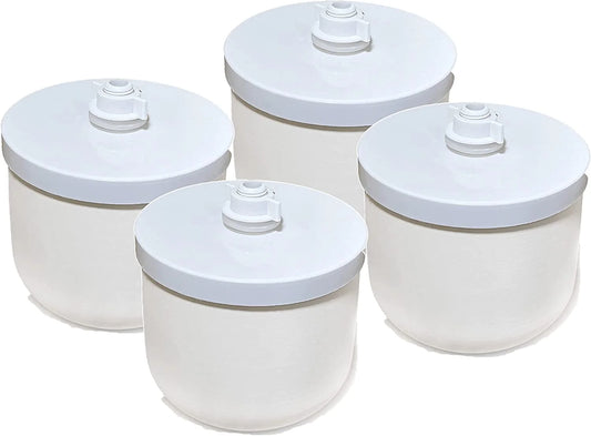 Ceramic Dome Water Filter Cartridge Compatible With Zen Water Portable Purification System, Max Water, Water Cooler Household Buckets Countertop. 4 Packs