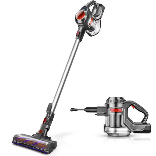 Moosoo Stick Vacuum Cleaner, 4-in-1 Lightweight Cordless for Carpet, Hard Floor - XL-618A