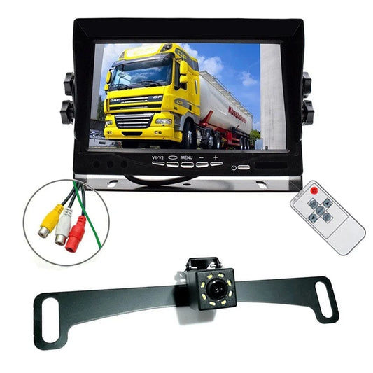 7inch Backup Camera and Monitor Kit System Back Parking Night Vision For Truck RV