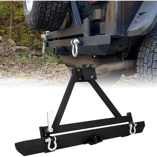 Rear Bumper Off-Road W/Tire Carrier&D-Rings for Jeep Wrangler TJ YJ LJ 1987-2006
