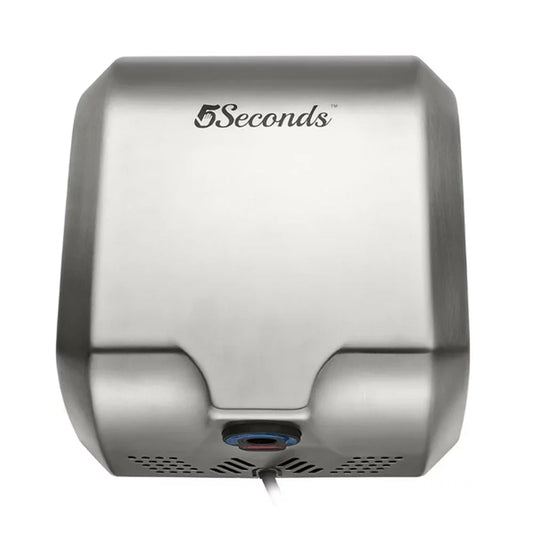 5Seconds Electric Hand Dryers for Bathrooms Commercial in 1800W, Stainless Steel with Hepa Filter, Touch Free Sensor, High Speed Energy Efficient UL Listed, 5 Years Warranty, ADA Compliant