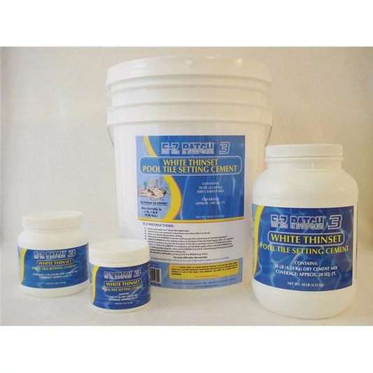E-Z Products  1 lbs White Thinset Pool Tile Setting Cement