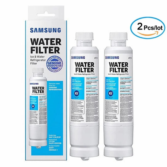 Pack of 2 DA29-00020B Refrigerator Fresh Water Filter HAF-CIN/EXP,DA29-00020A, HAF-CIN/EXP, 46-9101 Internal Water Filter
