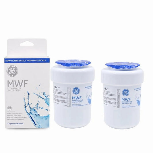 2 Pack MWF SmartWater Compatible for MWF, MWFA, MWFP, GWF, GWFA, Refrigerator Water Filter - (Old version)