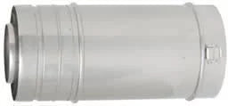 Noritz Tankless Water Heater Concentric Straight Vent Pipe, 24 In., Stainless Steel