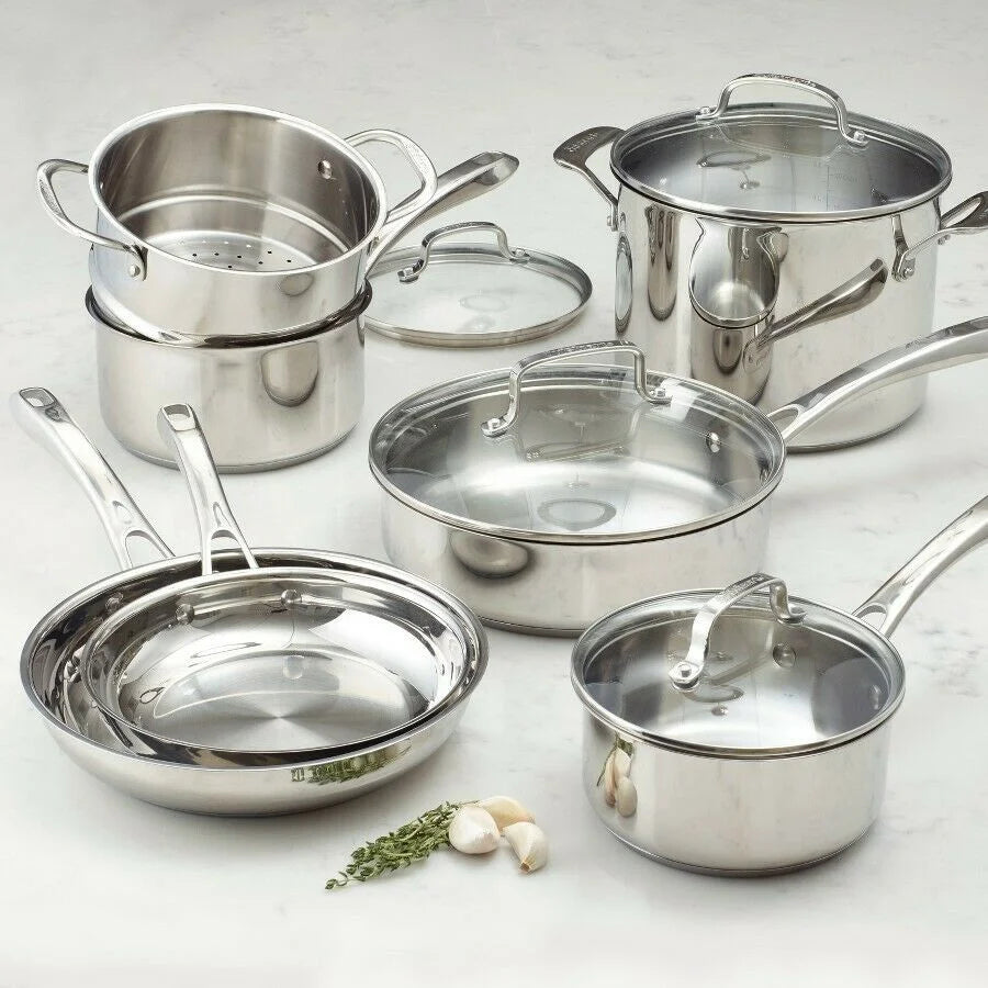 Cuisinart Classic 11pc Stainless Steel Cookware Set