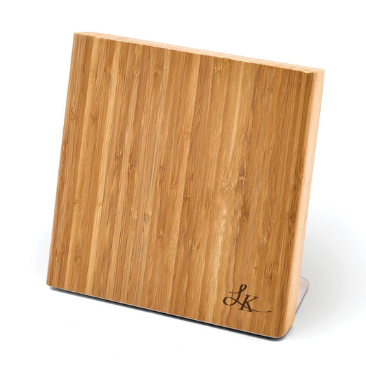 Luxury Knives Bamboo Magnetic Knife Block Q-KNBLOCK