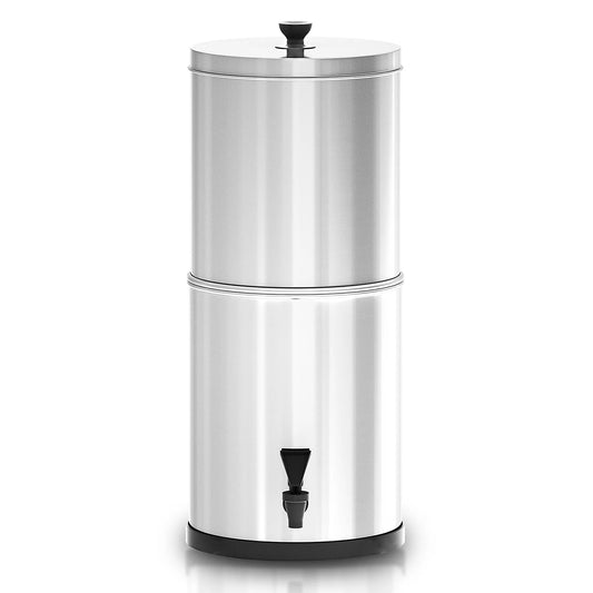 OWSOO Gravity Water Filter System Water Filtration Bucket for Home Outdoor Camping Hiking Preparedness