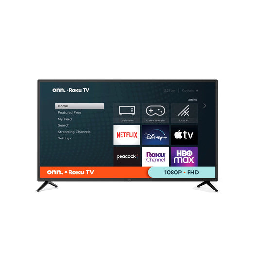 Restored onn. 42 Class FHD (1080P) LED Roku Smart TV 100068372 (Refurbished)