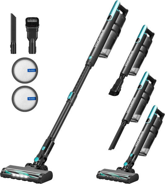 SPECSTAR Cordless Vacuum Cleaner 22.5Kpa Powerful Stick Vacuum with 3 Suction Modes Max 38 Minutes Runtime, Lightweight Handheld Vacuum for Hard Floors Sofas, Carpets