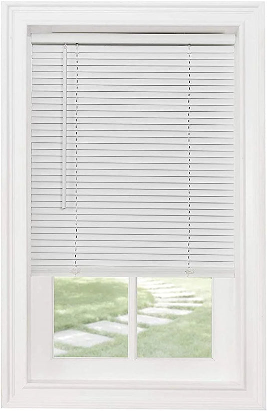 Cordless 1 Light Filtering Mini Blind, 38 Wide x 64 Long, White
