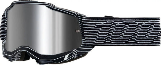 100% Accuri 2 Silo Silver Flash Mirror Goggles