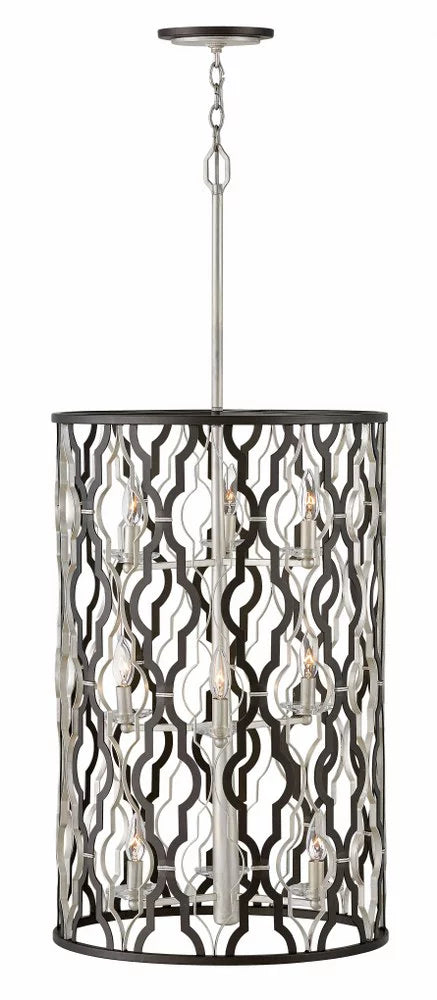 9 Light Extra-Large Open Frame Drum Pendant in Transitional Style 19 inches Wide By 44.75 inches High Bailey Street Home 81-Bel-3088227