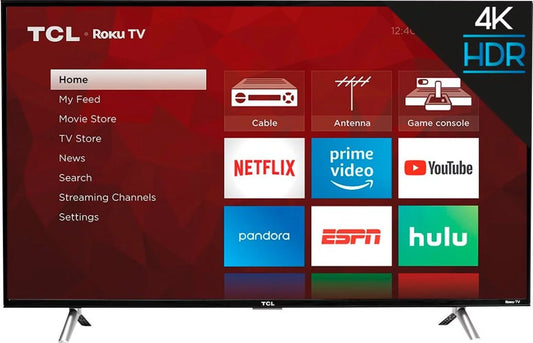 Restored TCL 65 Class 4K (2160p) Smart LED TV (65S434) (Refurbished)